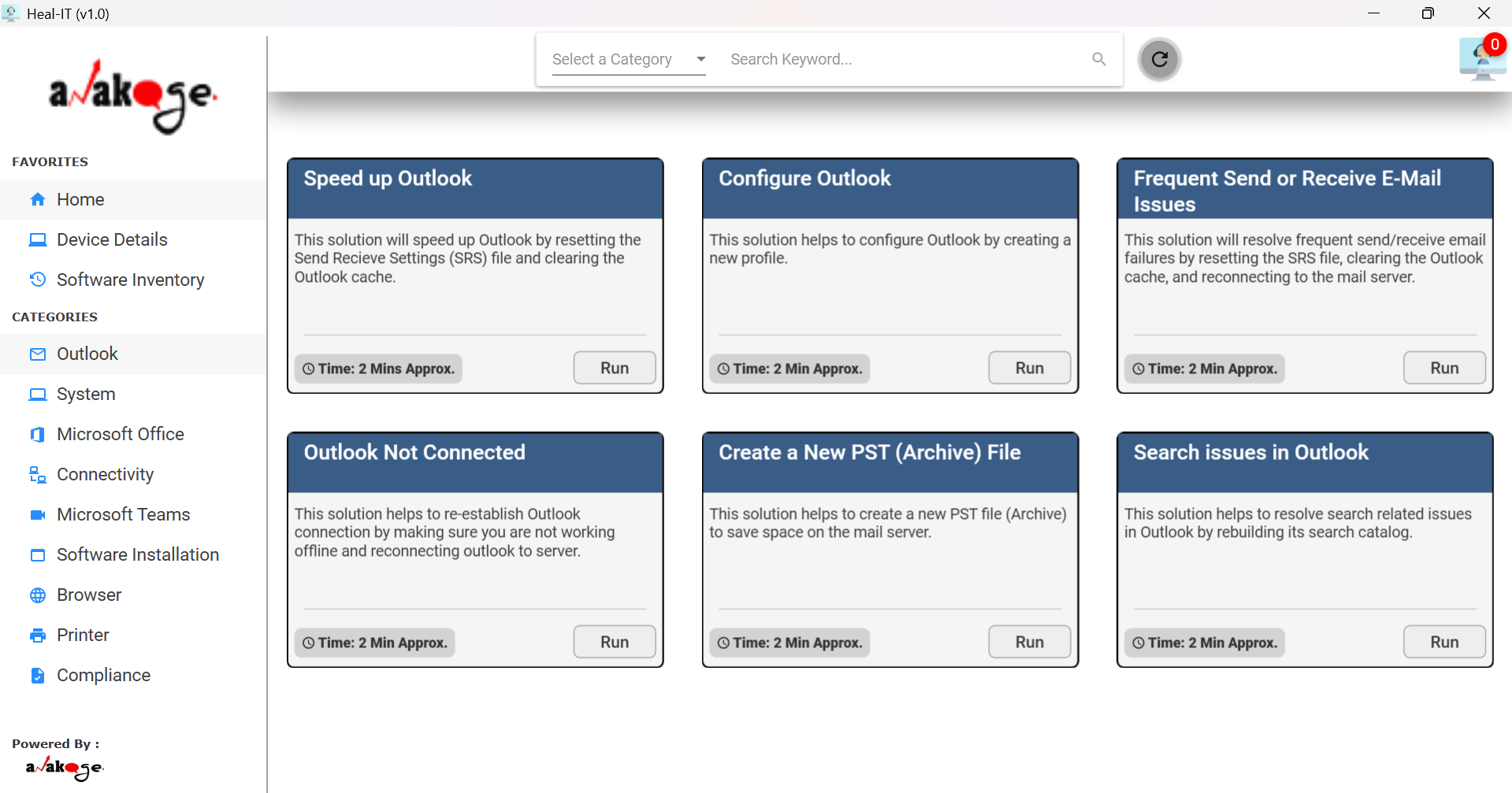 Self-Service Troubleshooting
